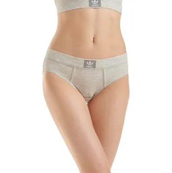 Kalhotky ADIDAS ORIGINALS Adidas Originals 2x2 Rib High-Waist Brief Heather Grey XL 20-22