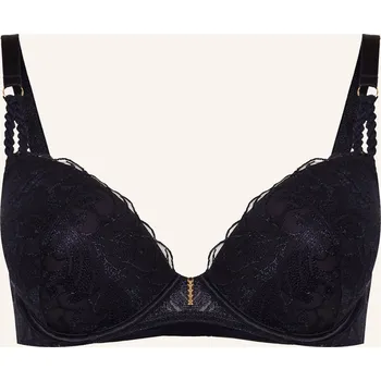 Podprsenka Aubade Dámská Podprsenka Push-Up Satin Memories, tmavě modrá,...