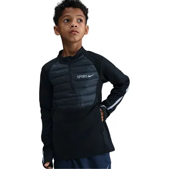 Chlapecká bunda Nike Tottenham Hotspur Winter Warrior Drill Top Juniors Black/Blue 9-10 let