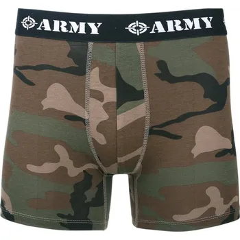 Trenýrky FOSTEX Trenýrky Boxer ARMY maskáčové S US WOODLAND