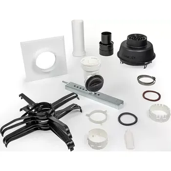 Komín Renoflex univerzální komínová sada renoSET SPLIT DN125/80 – DN80 flex s hlavicí