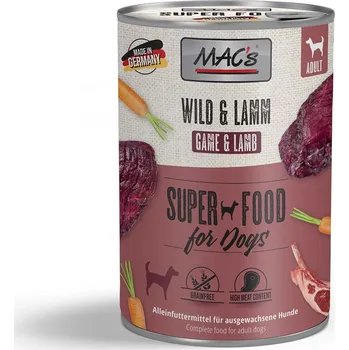 MAC's Dog zvěřina a jehněčí 6 × 400 g