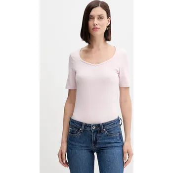 Pánská móda Tričko United Colors of Benetton 3FJHD401P růžová 03A, vel. M