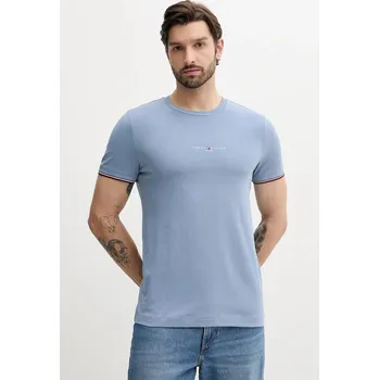 Oblečení a móda Bavlněné tričko Tommy Hilfiger MW0MW32584 modrá 95X, vel. XL