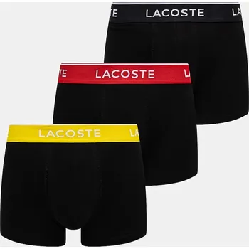 Pánské spodní prádlo Boxerky Lacoste 3-pack 5H1297 černá 99E, vel. M