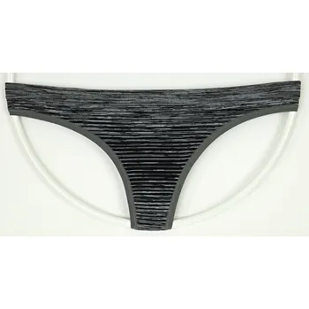 Kalhotky Greenice Dámské bezešvé tanga vz. 534 Velikost: S - M, Barva: černá