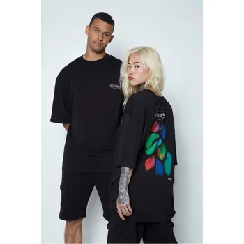 Hype Colour Blob Regular Fit T-Shirt Black L