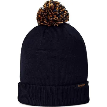 Kšiltovka Calvin Klein Golf Bobble Beanie Evening Blue Mens