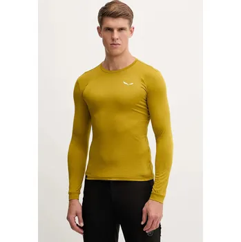 Pánské oblečení Sportovní tričko s dlouhým rukávem Salewa Puez Melange 00.0000027453 zelená 19X, vel. M