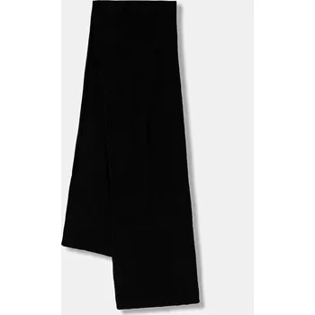 Šála Vlněná šála United Colors of Benetton černá barva, hladká, 1002DU01E 99A, vel. ONE SIZE