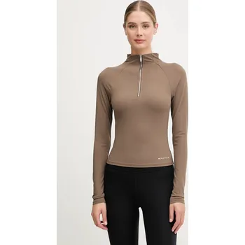 Dámské tričko Tričko s dlouhým rukávem P.E Nation Routine dámské, černá barva, s golfem, 251L160 84X, vel. L