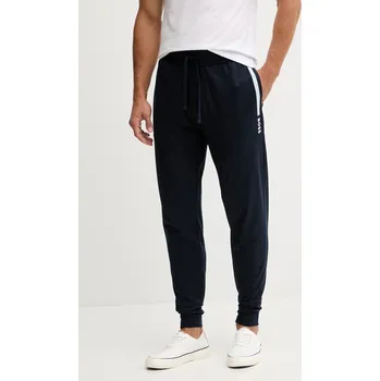 Pánské kalhoty Bavlněné kalhoty BOSS Authentic Pants pánské, šedá barva, s potiskem, 50545565 59X, vel. XL
