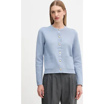 Dámský svetr Oboustranný kardigan Tommy Hilfiger WW0WW40846 modrá 50X, vel. XS