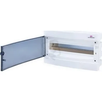 Rozvaděč Zapuštěná rozvodnice ETI s průhlednými dvířky ECM18PT, počet modulů: 18 (1x18) 001101018