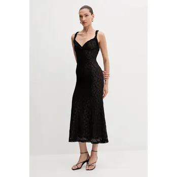 Dámské šaty Šaty Bardot 59964DB černá 99X, vel. XL