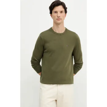 Dámský svetr Svetr s příměsí kašmíru Tommy Hilfiger vínová barva, MW0MW28046 MW0MW28046.9BYY 91X, vel. XL