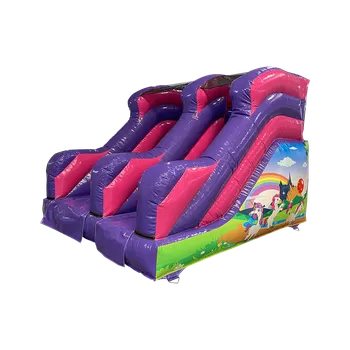 Skákací hrad Mini skluzavka Jednorožec | Barevná nafukovací atrakce | Záruka a servis