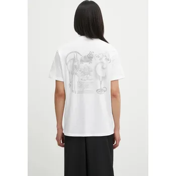 Bavlněné tričko Carhartt WIP S/S Okniceok 01 T-Shirt, M, bílá, 00X