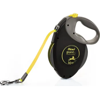 Vodítko pro psa Flexi Vodítko Giant L Professional pásek 10m černo-žluté