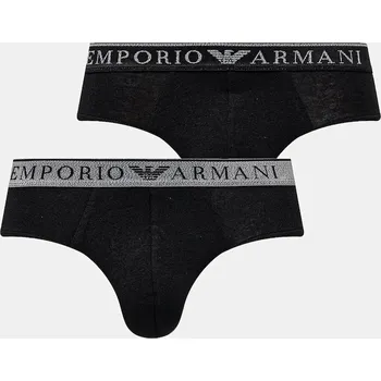 Boxerky Spodní prádlo Emporio Armani Underwear 2-pack EM000251.AF10776 černá 99X, vel. S