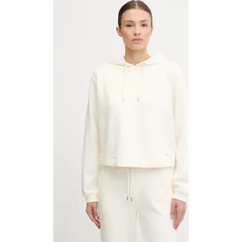 Dámská mikina Mikina Guess PEONY dámská, béžová barva, s kapucí, hladká, V5YQ04 KBSL2 V5YQ04.KBSL2 01X, vel. XL