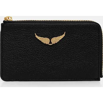 Peněženka Kožená peněženka ZADIG&VOLTAIRE zelená barva, LWSG00011 99C, vel. ONE SIZE