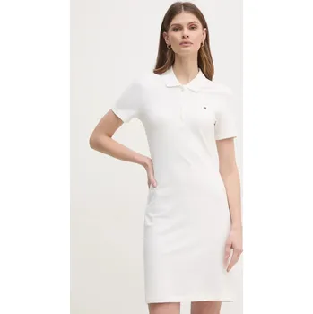 Dámské šaty Šaty Tommy Hilfiger modrá barva, mini, WW0WW43228 00X, vel. M