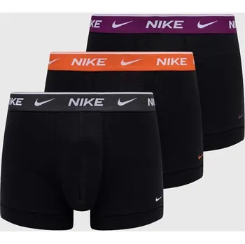 Pánské spodní prádlo Boxerky Nike 3-pack 0000KE1008 černá 99J, vel. S