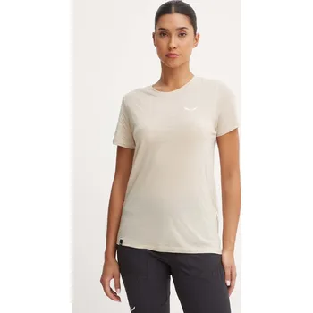 Sportovní triko Salewa Eagle Minilogo béžová barva, 00.0000028855 08X, vel. L