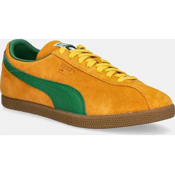 Pánské tenisky Semišové tenisky Puma Brasil oranžová barva, 401048 22X, EUR 43