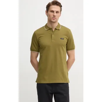 Pánské oblečení Polo tričko Calvin Klein K10K112751 zelená 91X, vel. S