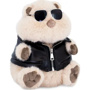 plyšák Plyšový křeček v brýlích Orange toys 32 cm - Cool Hamster