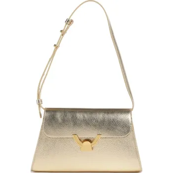 Kabelka Coccinelle Dew luxe kožená kabelka zlatá + doprava zdarma