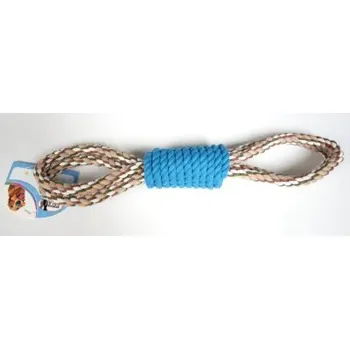 Hračka pro psa SALAČ HRAČKY Přetahovadlo válec oboustranné 50cm modré