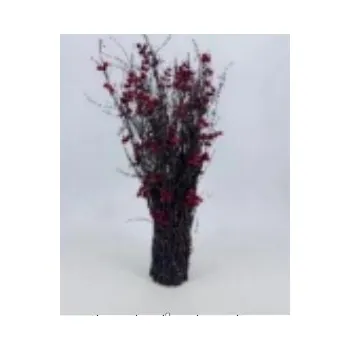 umělá květina Umělá větvička Christmas Touch, hnědá/červená, 26 cm