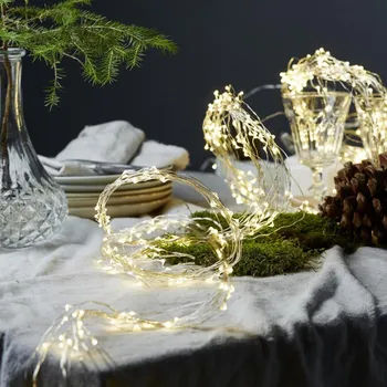 Dekorativní svítidlo STAR TRADING Světelné dekorativní drátky Light Chain Dew Drop