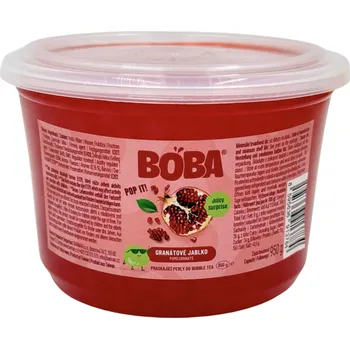 Bubble tea Boba Granátové jablko kuličky do Bubble Tea 950g