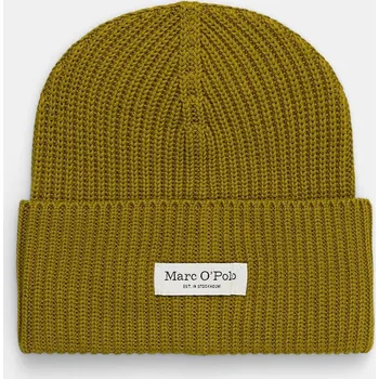 Čepice Bavlněná čepice Marc O'Polo červená barva, z tenké pleteniny, M09605901141 77X, vel. ONE SIZE