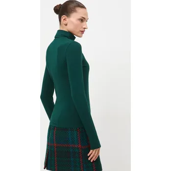 Dámské tričko Tričko s dlouhým rukávem Medicine dámské, černá barva, s golfem RW24.BUD071 79X, vel. XL