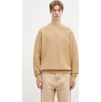 Pánský svetr Bavlněný svetr Carhartt WIP Chase Sweater, L, béžová, 80X