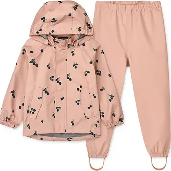 Dětská bunda a kalhoty Liewood Pedia Rainwear Set oranžová barva, LW19909 LW19909.9BYA 24X, vel. 140