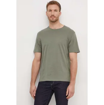 Bavlněné tričko Pepe Jeans Connor PM509206 zelená 77X, vel. M