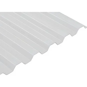 Průsvitná krytina LANIT PLAST Trapézový polykarbonát Marlon CS TR 76/16 0,8 mm čirý 1,06 x 3 m
