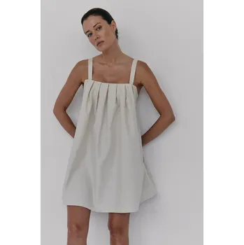 Dámské šaty Šaty MUUV. JELLE suk.kr.JELLE béžová 80X, vel. M