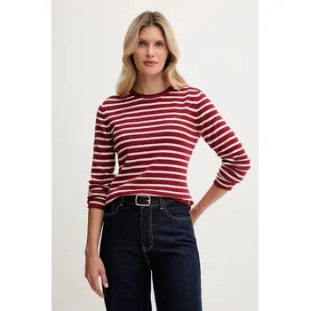 Dámský svetr Vlněný svetr Tommy Hilfiger dámský, tmavomodrá barva, WW0WW40264 33B, vel. L