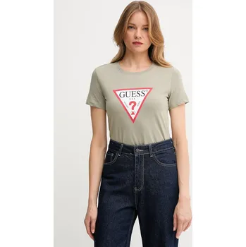 Pánské tričko Bavlněné tričko Guess W1YI1B.I3Z14 zelená 97X, vel. XL