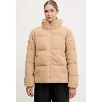 Bunda Columbia Puffect Sherpa, XS, béžová, 08X
