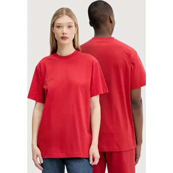 Pánské tričko Bavlněné tričko Pangaia, L, červená, 33X