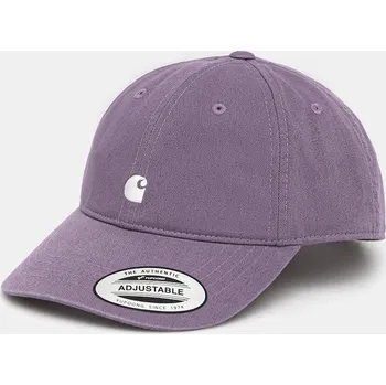 Kšiltovka Bavlněná baseballová čepice Carhartt WIP W' Madison Logo Cap, ONE SIZE, fialová, 94X