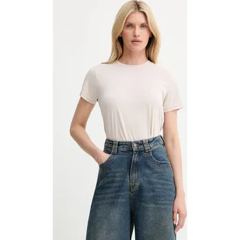 Tričko Answear.LAB BTS1048.tos béžová 80X, vel. L